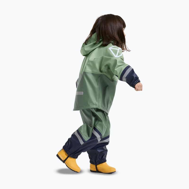 Children's set Didriksons Waterman 12 sage green 6
