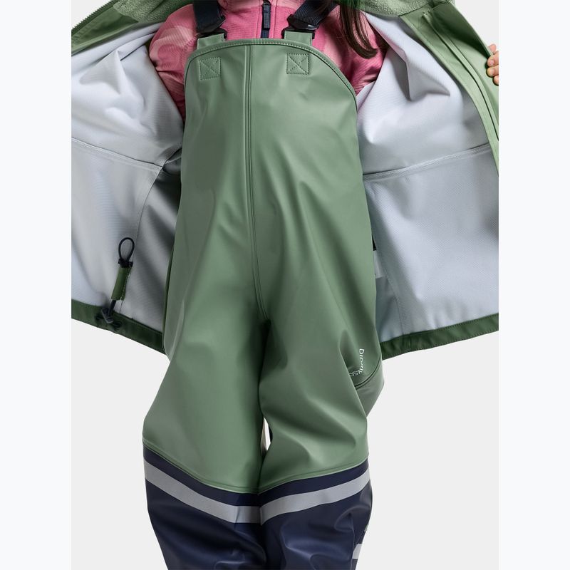 Children's set Didriksons Waterman 12 sage green 12