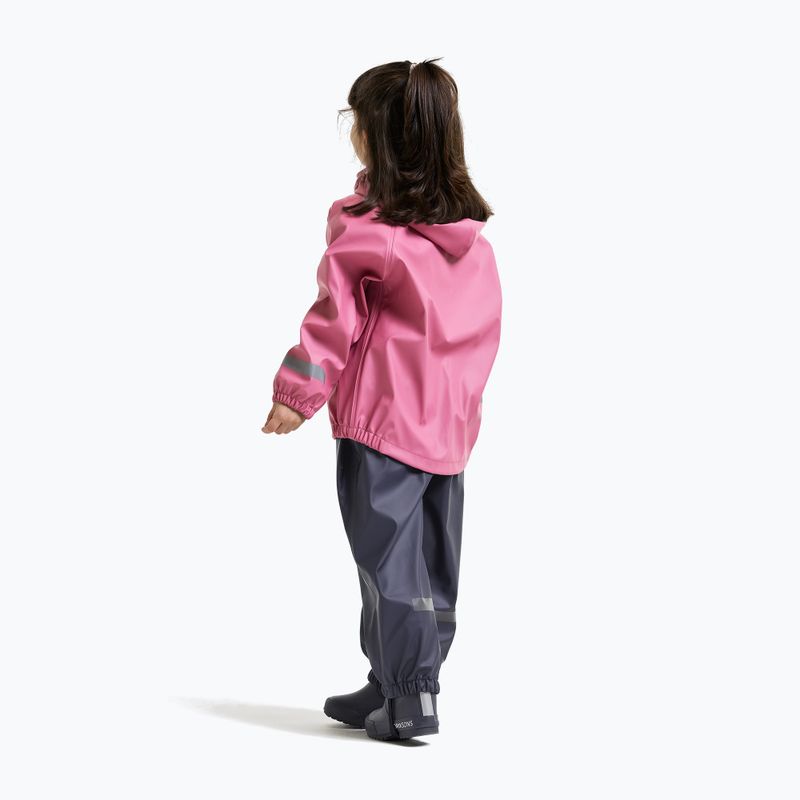 Children's rain set Didriksons Slaskeman 4 heather pink 4