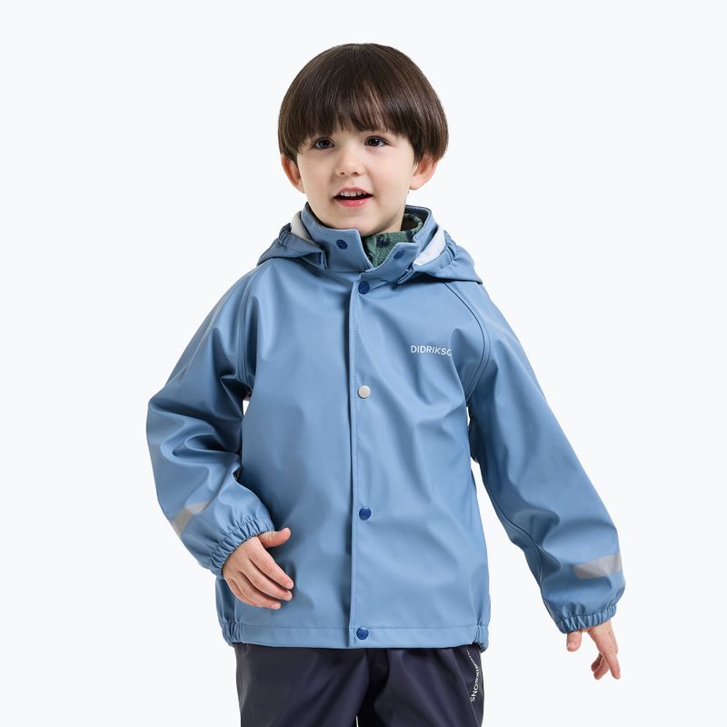 Children's rain set Didriksons Slaskeman 4 winter blue 9