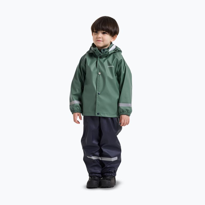Children's rain set Didriksons Slaskeman 4 dark moss 3