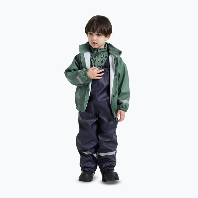 Children's rain set Didriksons Slaskeman 4 dark moss 4