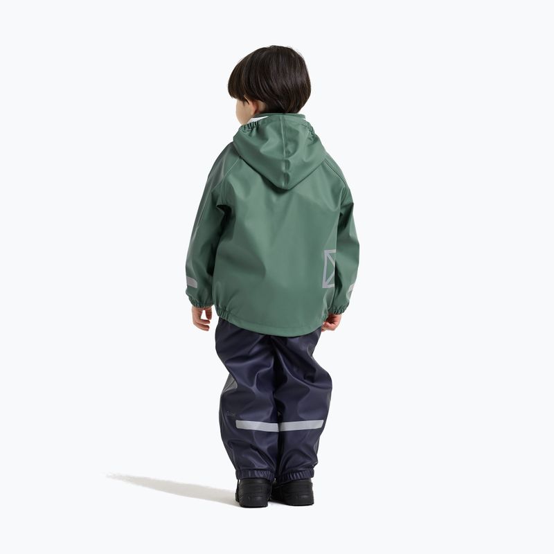 Children's rain set Didriksons Slaskeman 4 dark moss 5