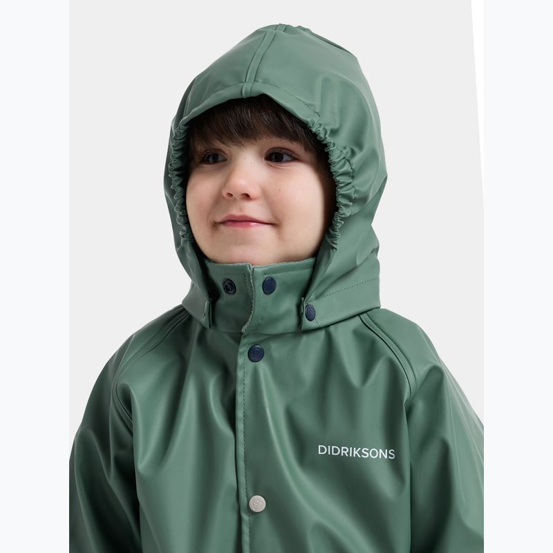 Children's rain set Didriksons Slaskeman 4 dark moss 9