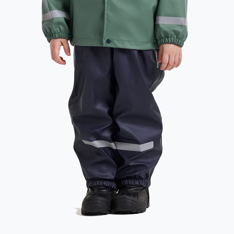 Children's rain set Didriksons Slaskeman 4 dark moss 12