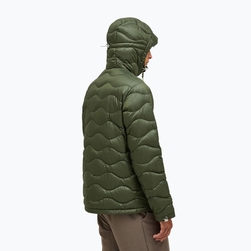 Men's down jacket Peak Performance Helium Utility Down Hood Pine Needle/Mosswood 3