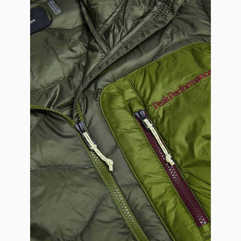 Men's down jacket Peak Performance Helium Utility Down Hood Pine Needle/Mosswood 9
