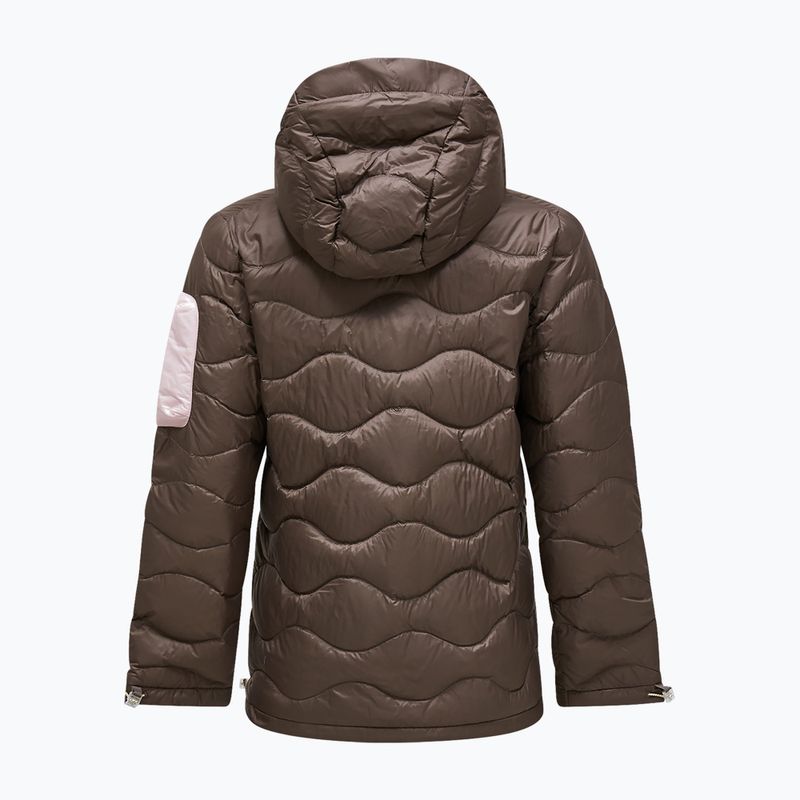 Women's down jacket Peak Performance Helium Utility Down terrain tan/mountain blush 8