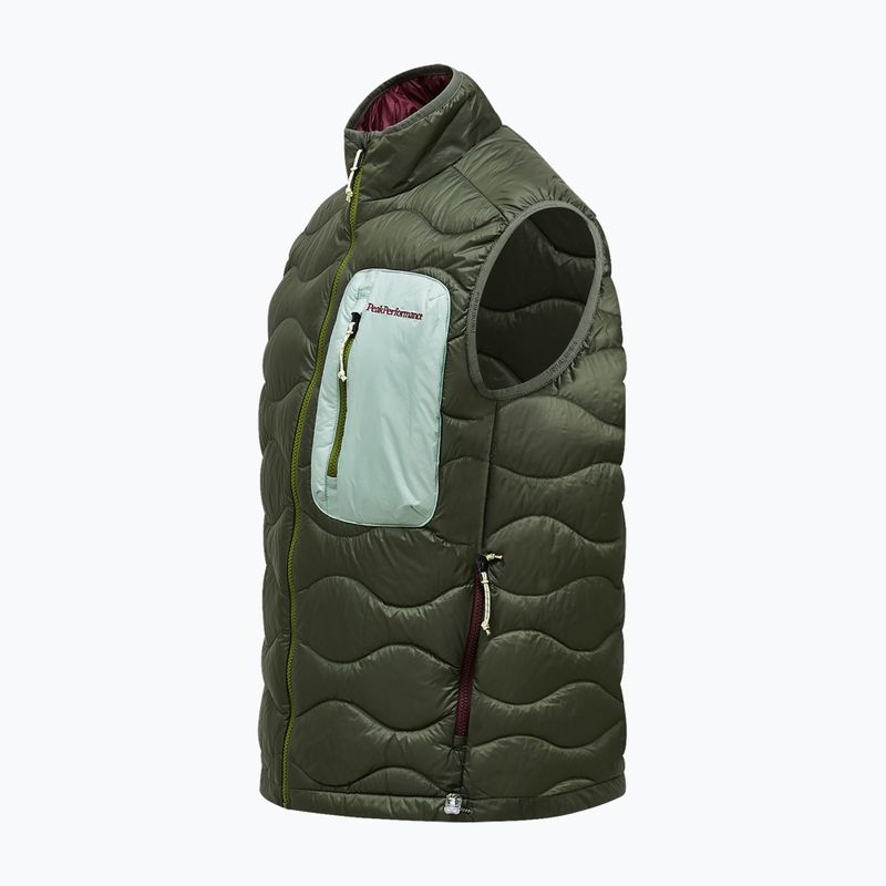 Men's gilet Peak Performance Helium Utility Down pine needle/frosted fern 8