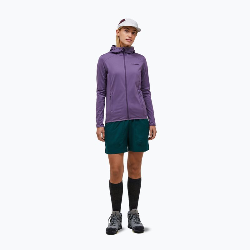 Women's trekking sweatshirt Peak Performance Light Zip Hood montana grape 2