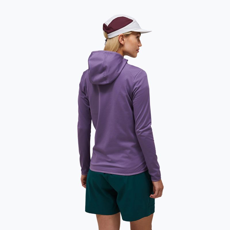 Women's trekking sweatshirt Peak Performance Light Zip Hood montana grape 3
