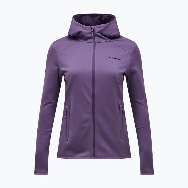 Women's trekking sweatshirt Peak Performance Light Zip Hood montana grape 5