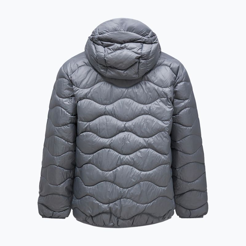 Men's down jacket Peak Performance Helium Down Hood lt grey/antarctica 6