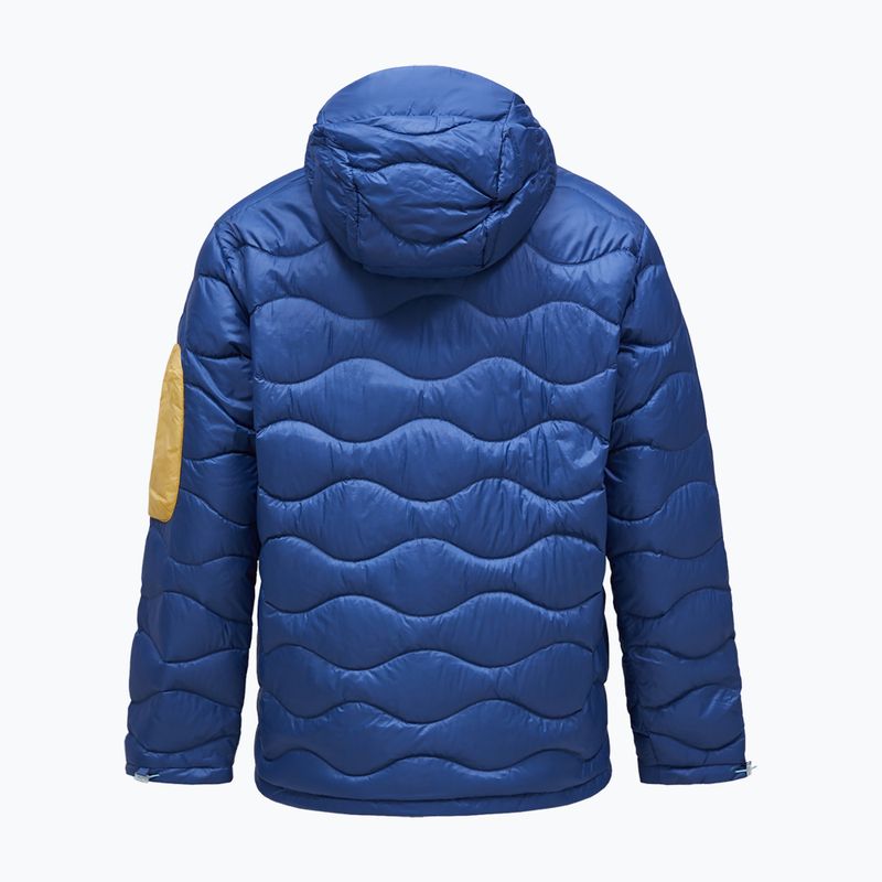 Men's down jacket Peak Performance Helium Utility Down Hood Summit Sky/Snowmelt 8