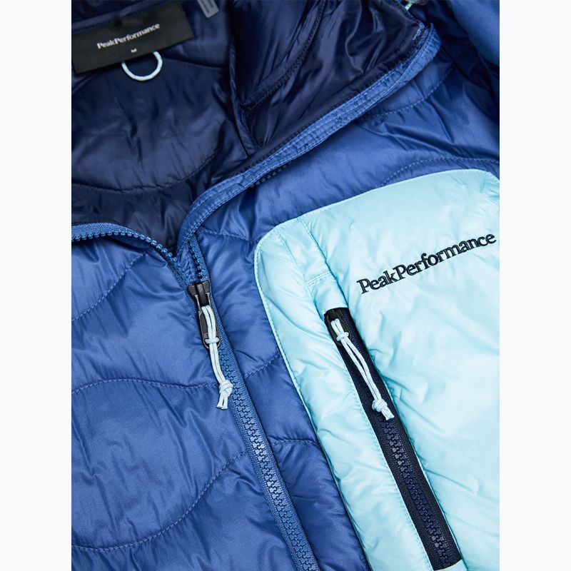 Men's down jacket Peak Performance Helium Utility Down Hood Summit Sky/Snowmelt 10