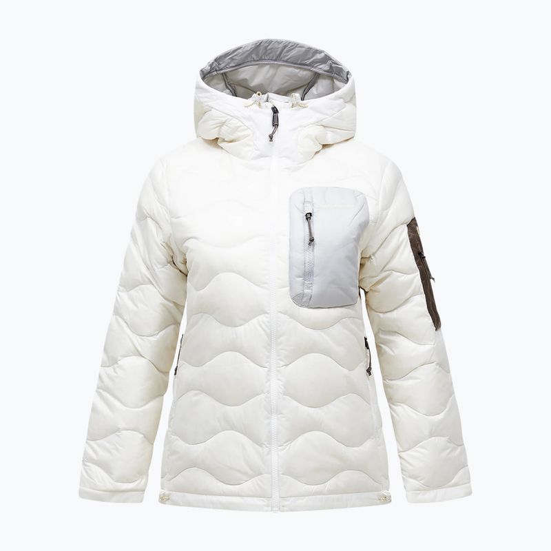 Women's down jacket Peak Performance Helium Utility Down offwhite/antarctica 6