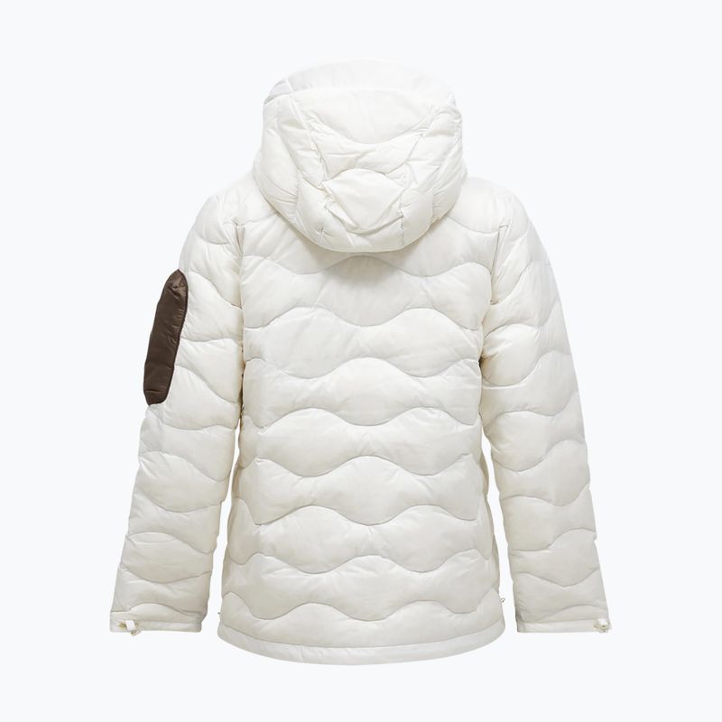 Women's down jacket Peak Performance Helium Utility Down offwhite/antarctica 7