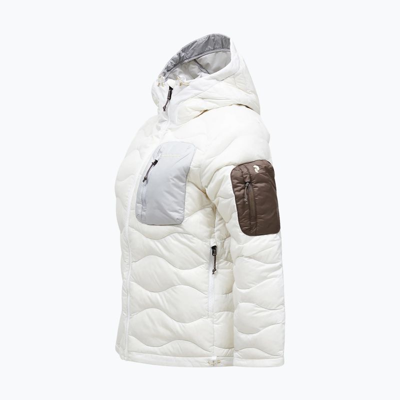Women's down jacket Peak Performance Helium Utility Down offwhite/antarctica 8