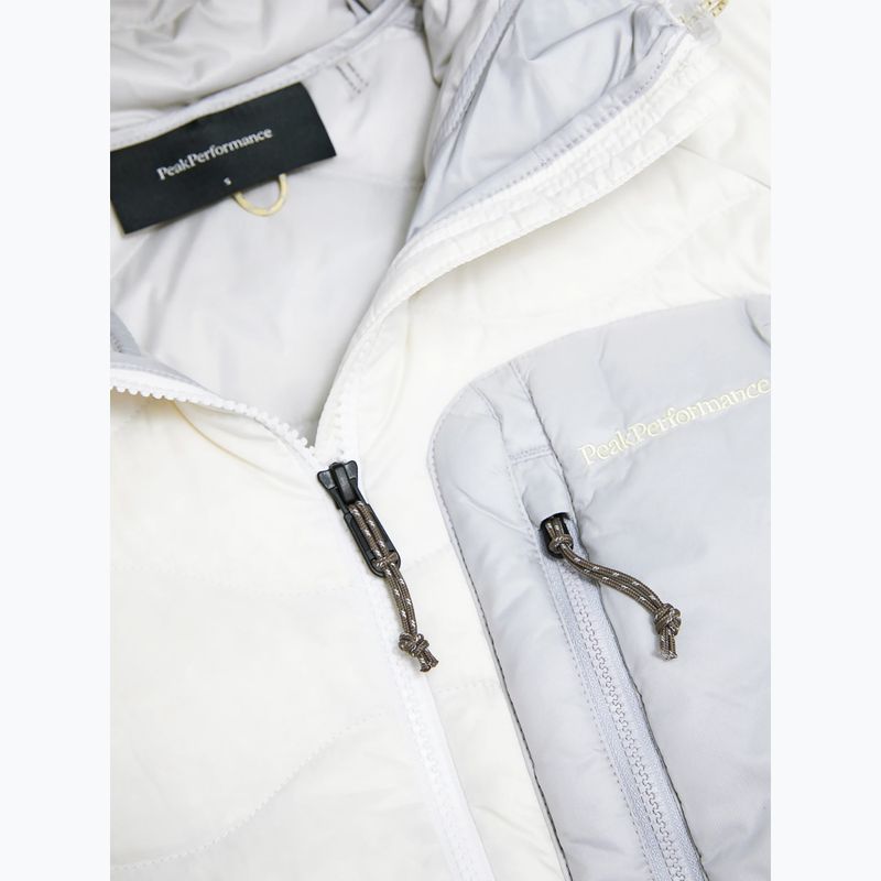 Women's down jacket Peak Performance Helium Utility Down offwhite/antarctica 9