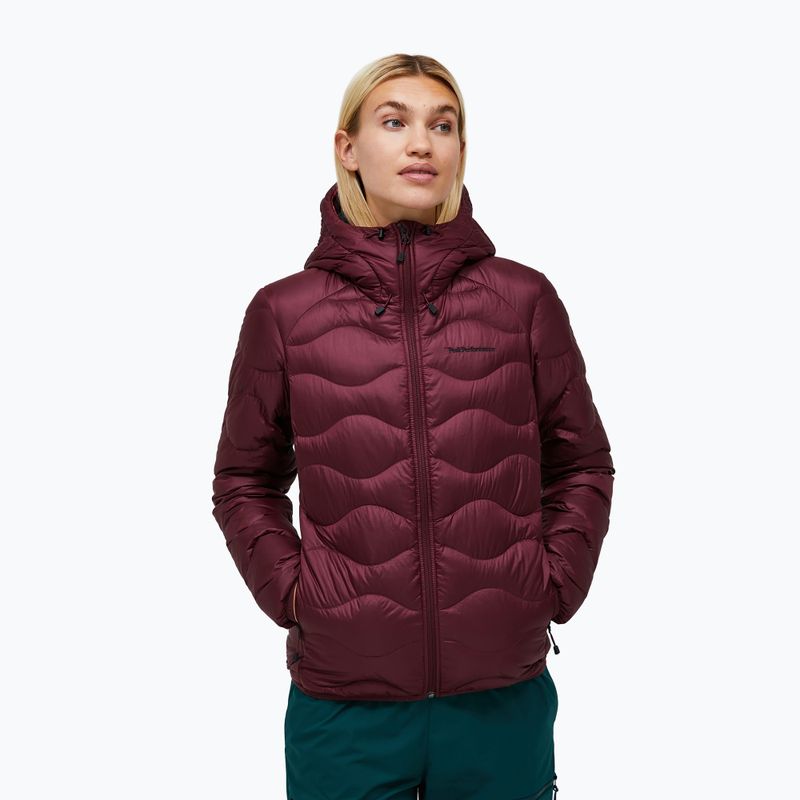 Women's down jacket Peak Performance Helium Down Hood Porto/Mountain Blush