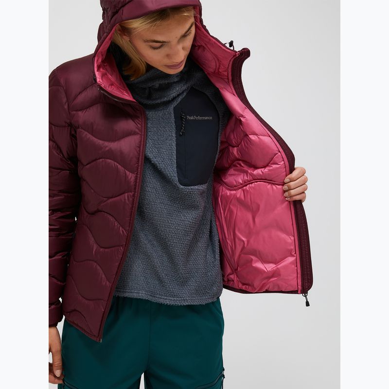 Women's down jacket Peak Performance Helium Down Hood Porto/Mountain Blush 4