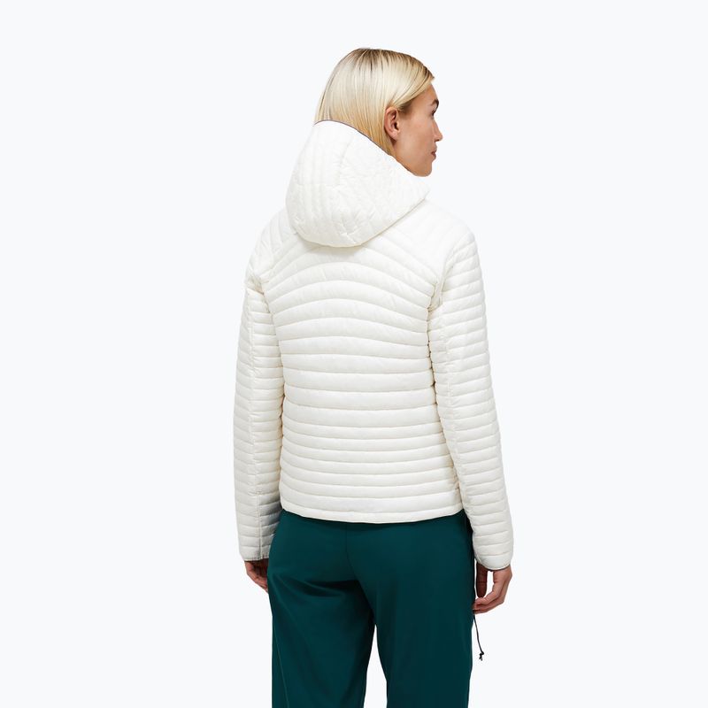 Women's insulated jacket Peak Performance Monolight Synthetic Hood off white 3