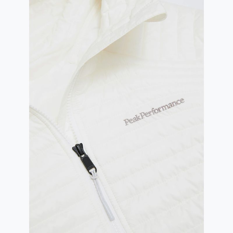 Women's insulated jacket Peak Performance Monolight Synthetic Hood off white 9