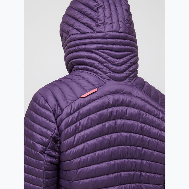Women's insulated jacket Peak Performance Monolight Synthetic Hood montana grape 4
