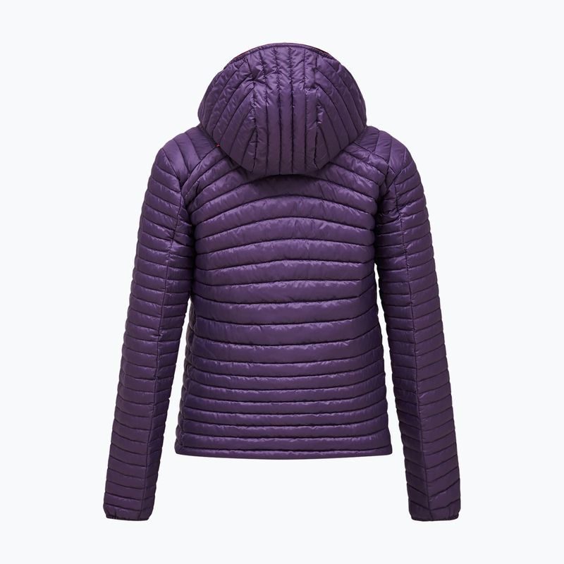 Women's insulated jacket Peak Performance Monolight Synthetic Hood montana grape 6