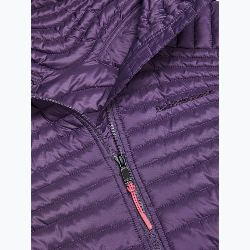 Women's insulated jacket Peak Performance Monolight Synthetic Hood montana grape 8