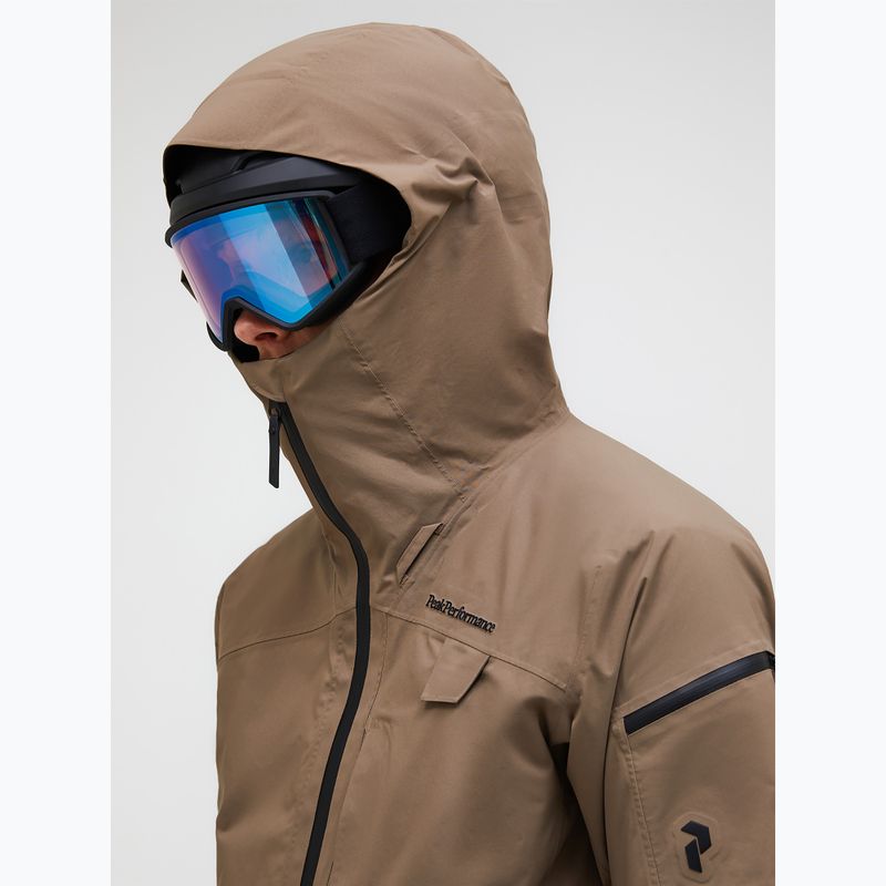 Men's jacket Peak Performance Alpine GTX 2L Insulated Shell terrain tan 4