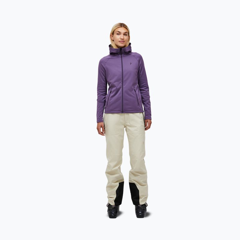 Women's sweatshirt Peak Performance Rider Essentials montana grape/montana grape 2