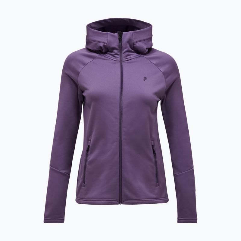 Women's sweatshirt Peak Performance Rider Essentials montana grape/montana grape 5
