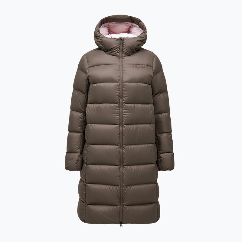 Women's down coat Peak Performance Frost Down Coat terrain tan