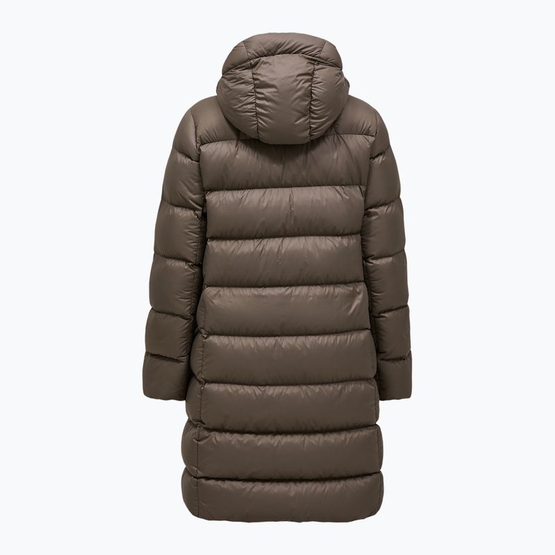 Women's down coat Peak Performance Frost Down Coat terrain tan 2