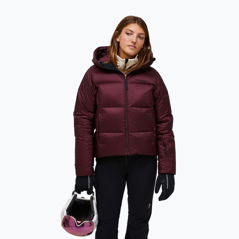 Women's ski jacket Peak Performance Glissade Down porto