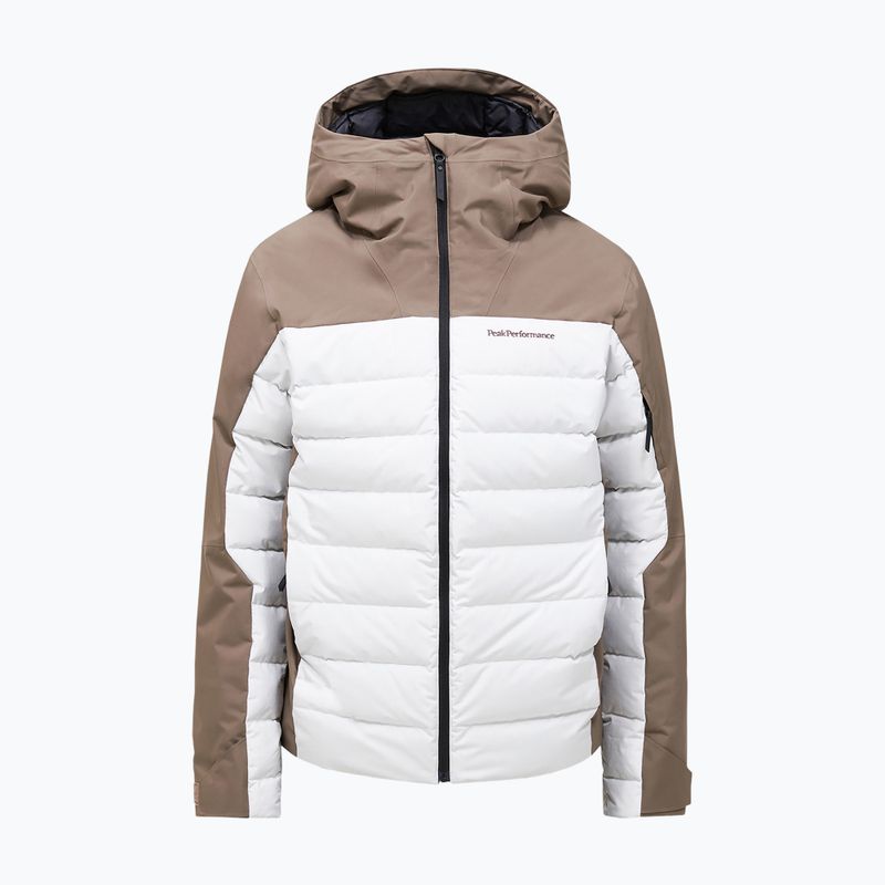 Men's ski jacket Peak Performance Shred Down terrain tan/antarctica