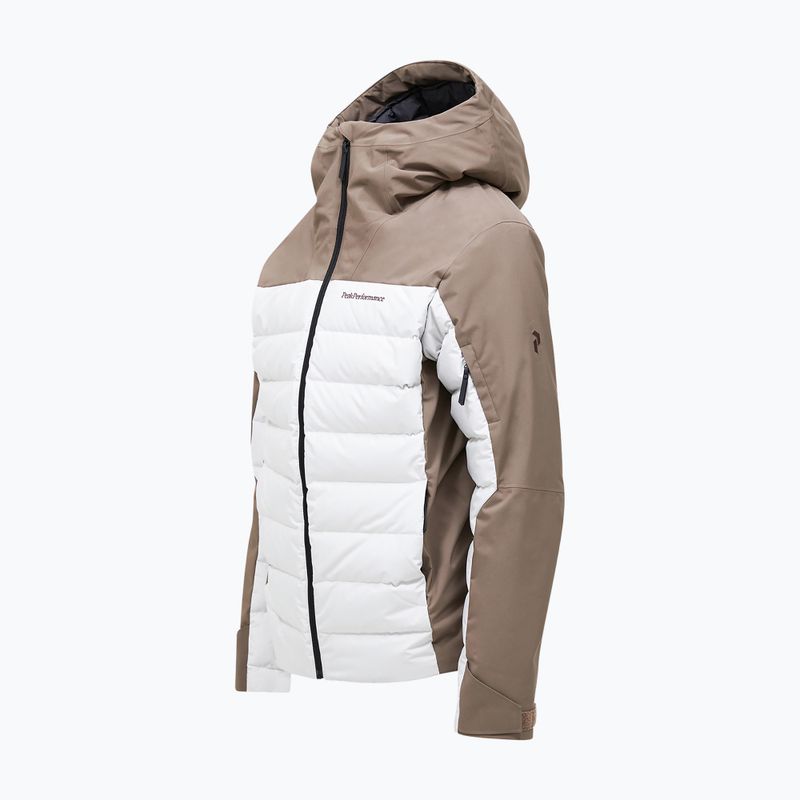 Men's ski jacket Peak Performance Shred Down terrain tan/antarctica 3