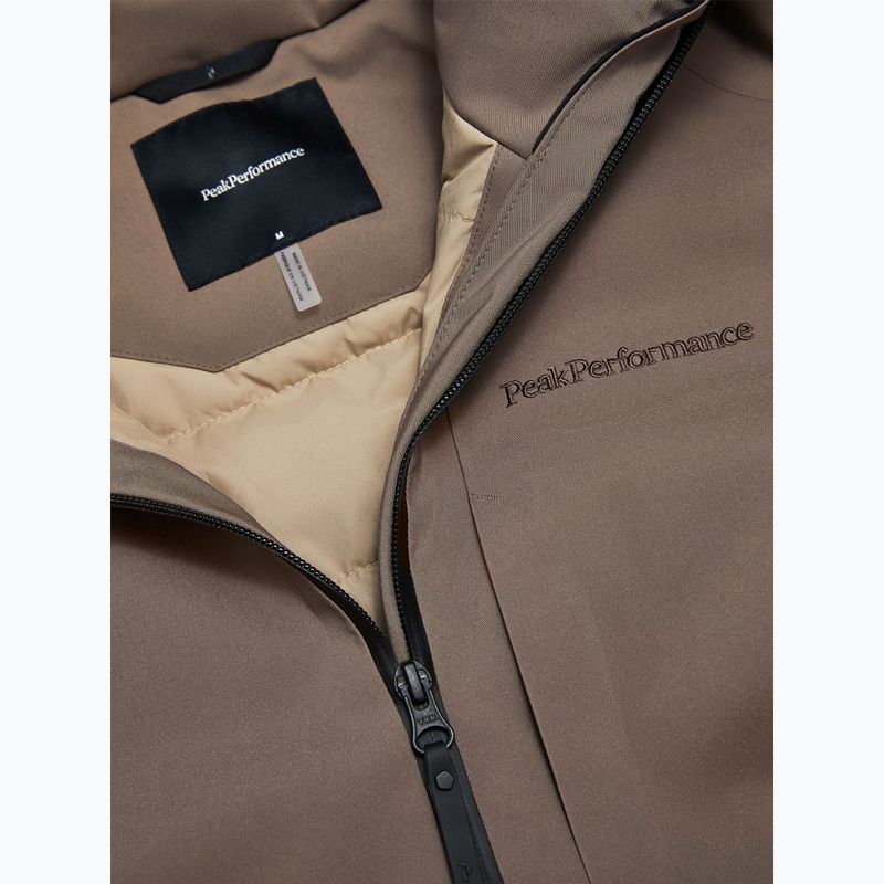 Men's ski jacket Peak Performance Maroon Insulated terrain tan 9