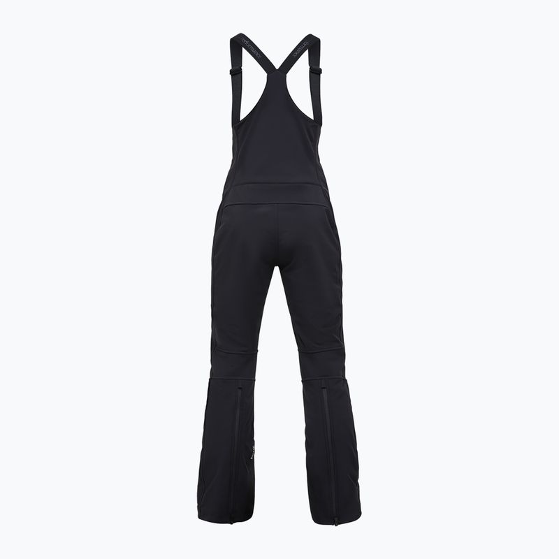 Women's ski trousers Peak Performance Stretch Softshell Bib black 6