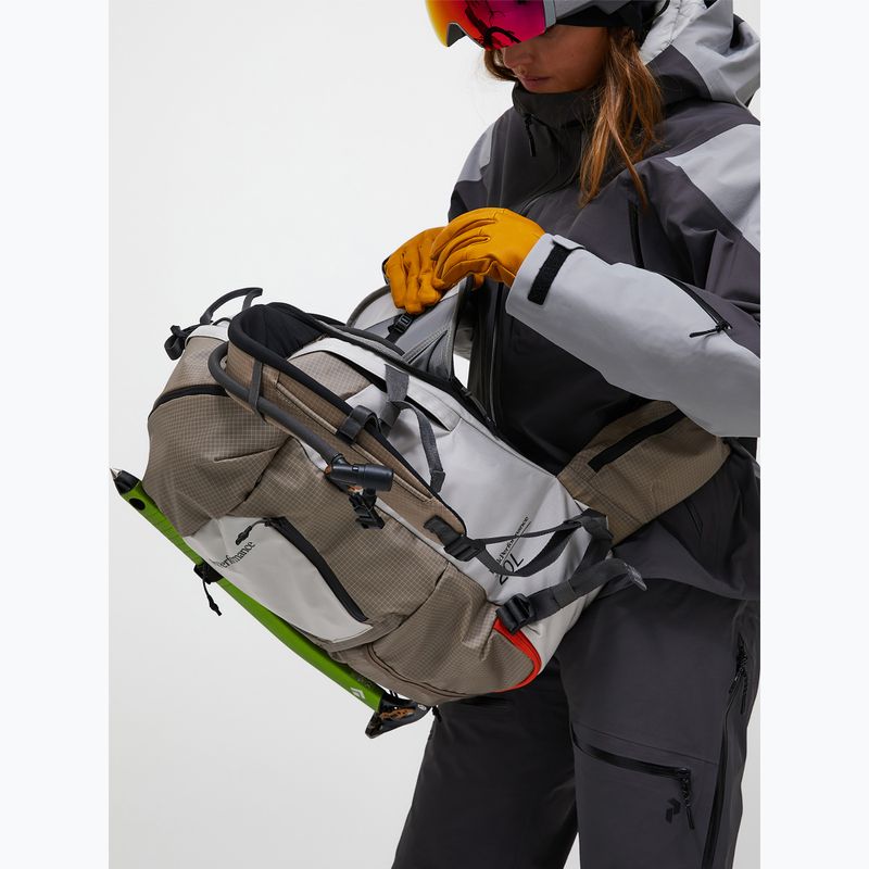 Ski backpack Peak Performance Vertical Ski 20 l avid beige/antarctica 6