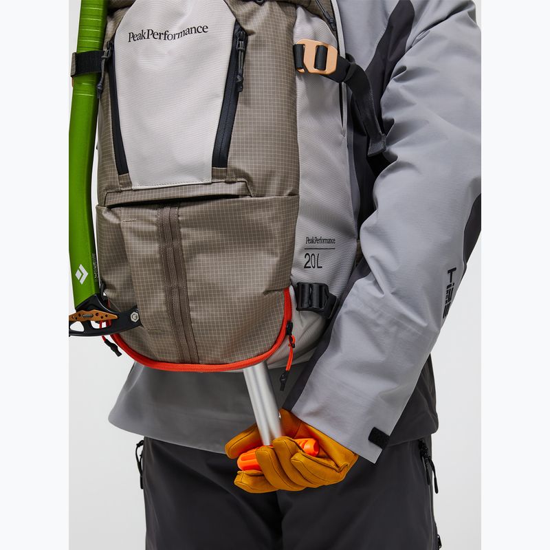 Ski backpack Peak Performance Vertical Ski 20 l avid beige/antarctica 7