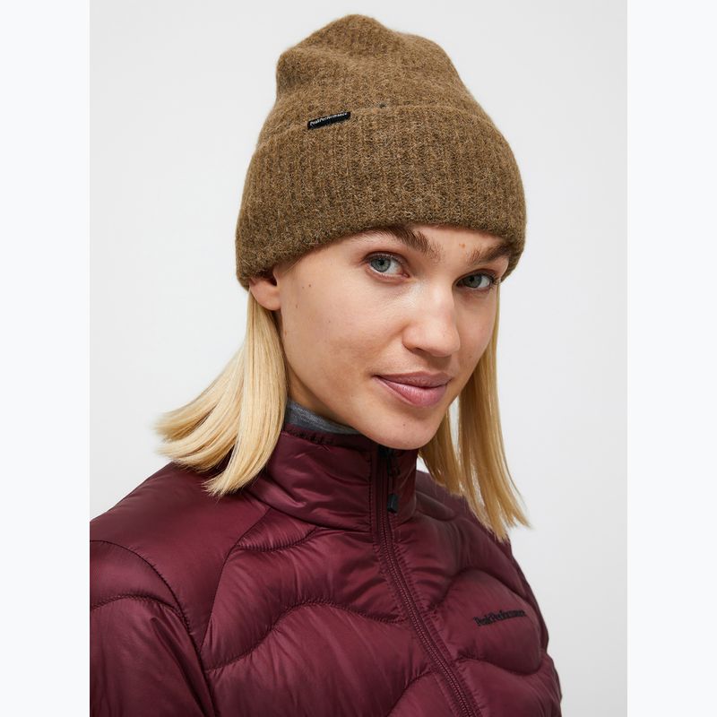 Winter hat Peak Performance Woolblend meadow moss 2