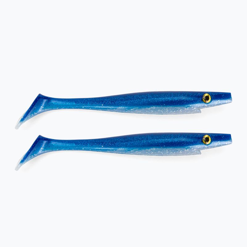 Strike Pro Pig Shad Jr rubber lure 2 pcs blue TEV-SP172C-100