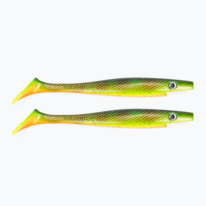 Strike Pro Pig Shad Jr rubber lure 2 pcs gold TEV-SP172C-C039