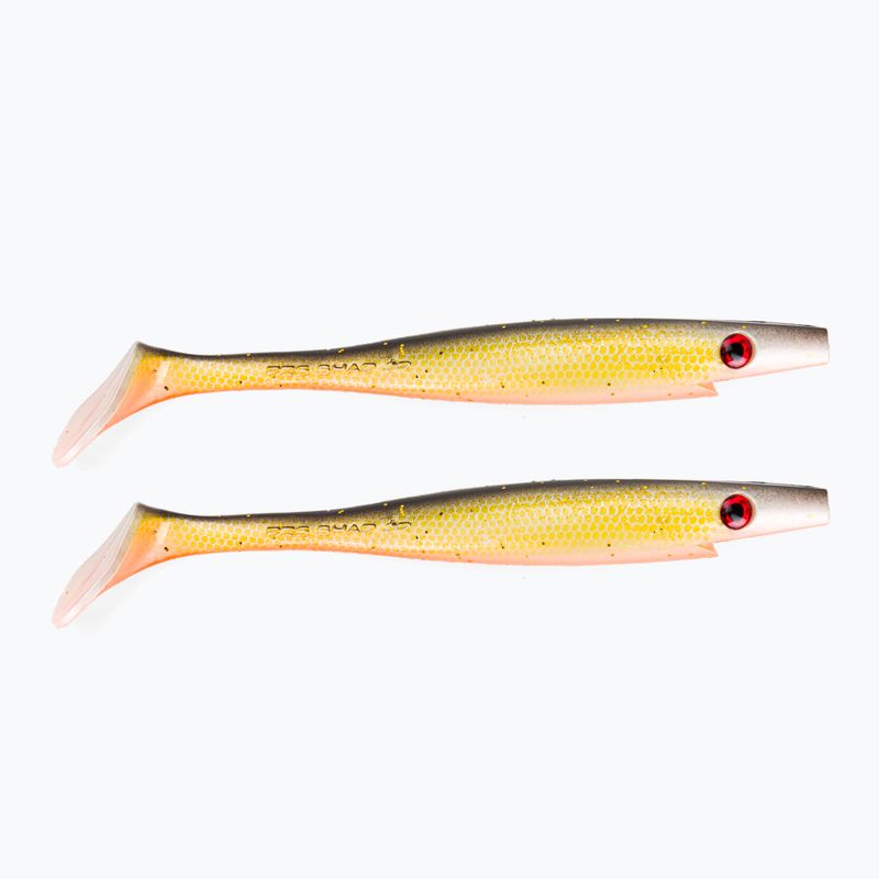 Strike Pro Pig Shad Jr rubber lure 2 pcs yellow TEV-SP172C-C041