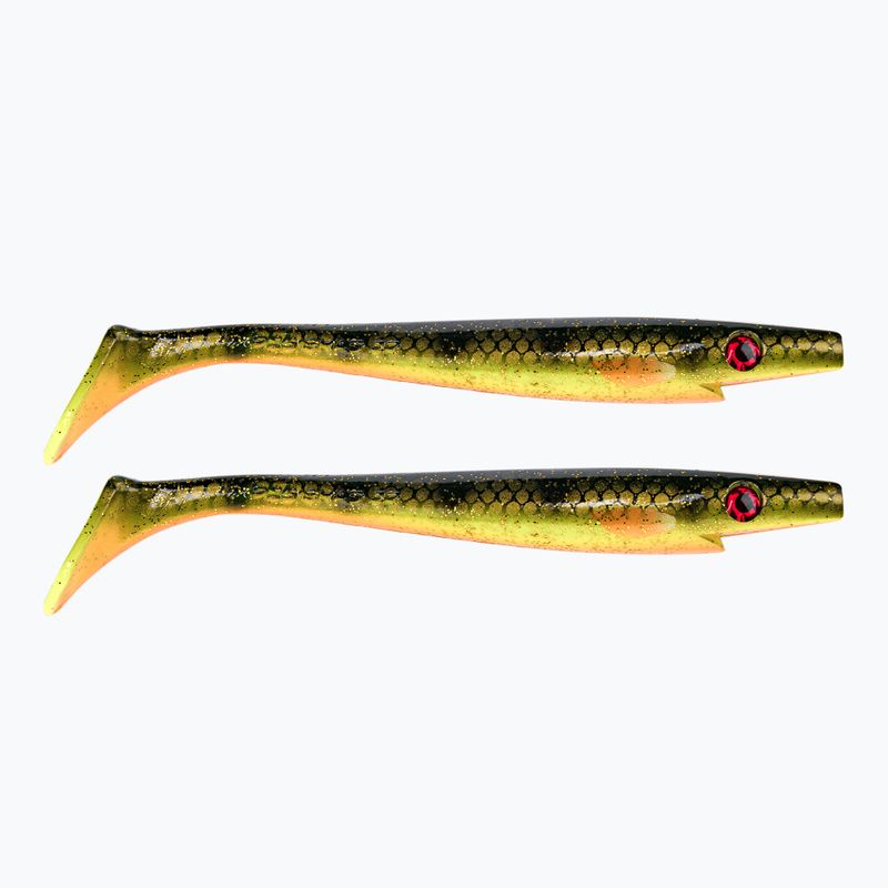 Strike Pro Pig Shad Jr rubber bait 2 pcs yellow TEV-SP172C-C664