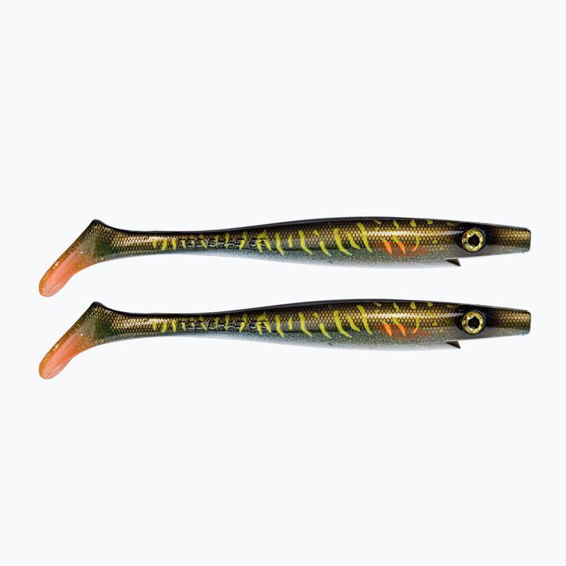 Strike Pro Pig Shad Jr rubber lure 2 pcs green TEV-SP172C-MN3