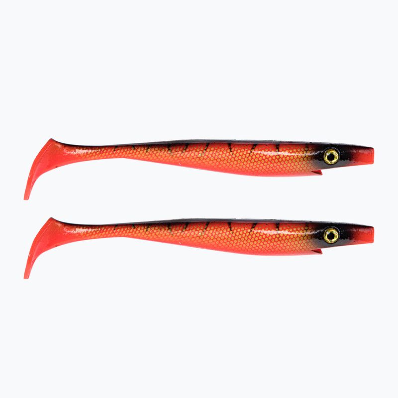 Strike Pro Pig Shad Tournament rubber lure 2 pcs red TEV-SP172M-141