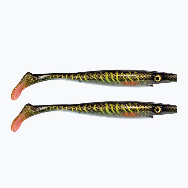 Strike Pro Pig Shad Tournament rubber lure 2 pcs green TEV-SP172M-MN3